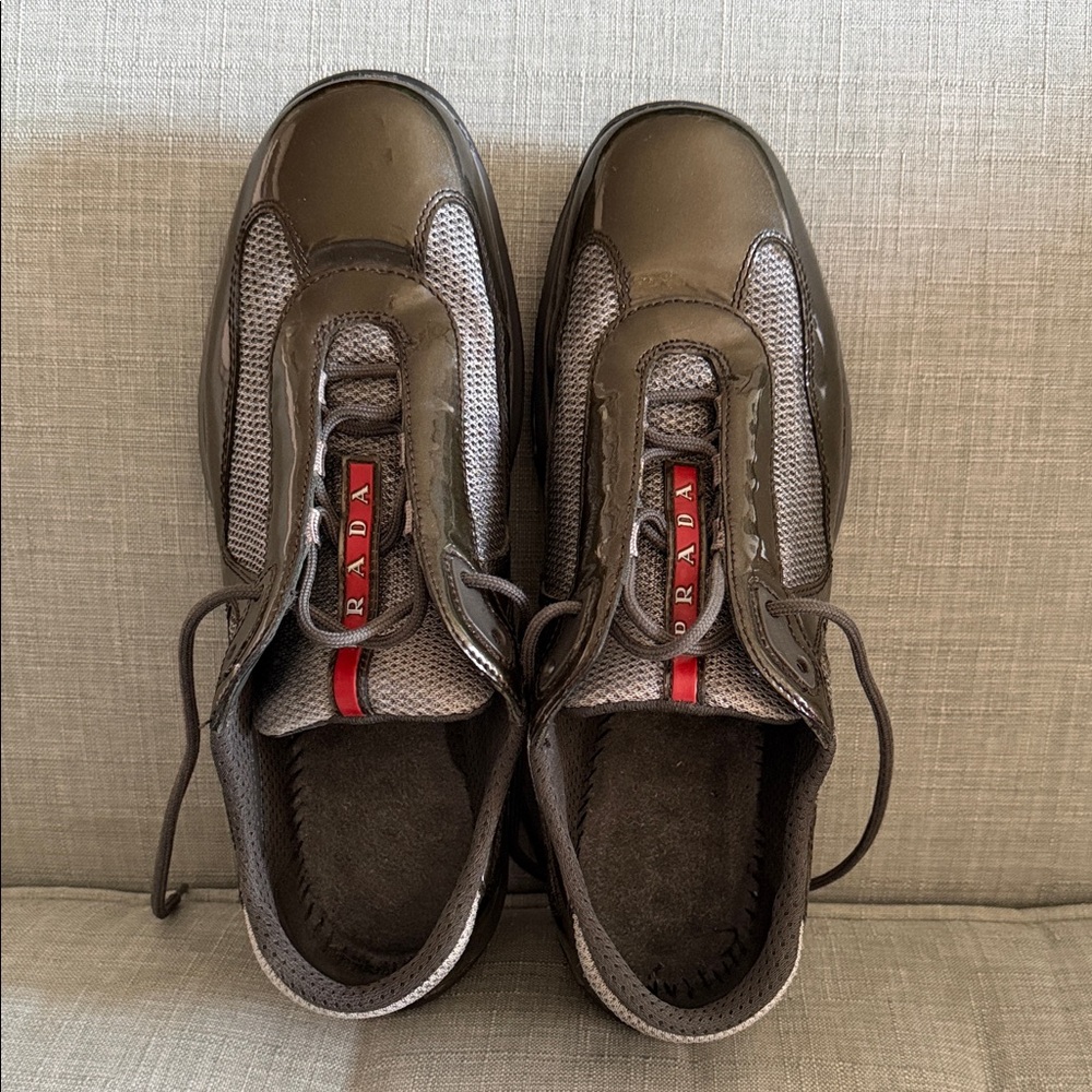 Prada Women’s America’s Cup Sneakers - Olive - Size 40/US 10